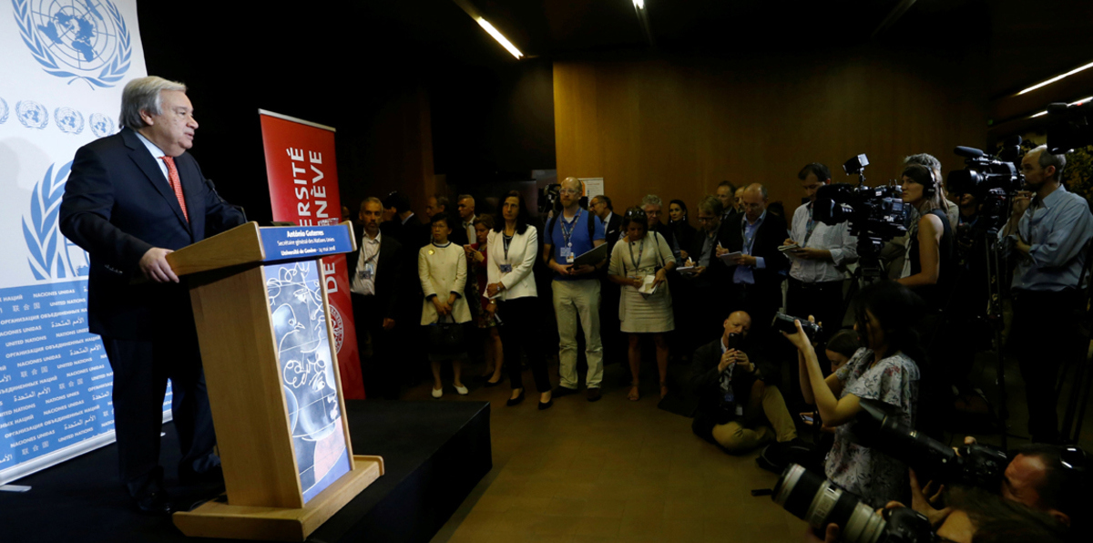 غوتيريش: الأوضاع في غزة تنذر باندلاع حرب