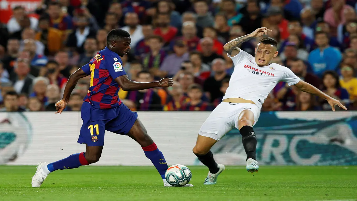 أهداف مباراة برشلونة وإشبيلية: 4-0 للفريق الكتالوني (فيديو)‎