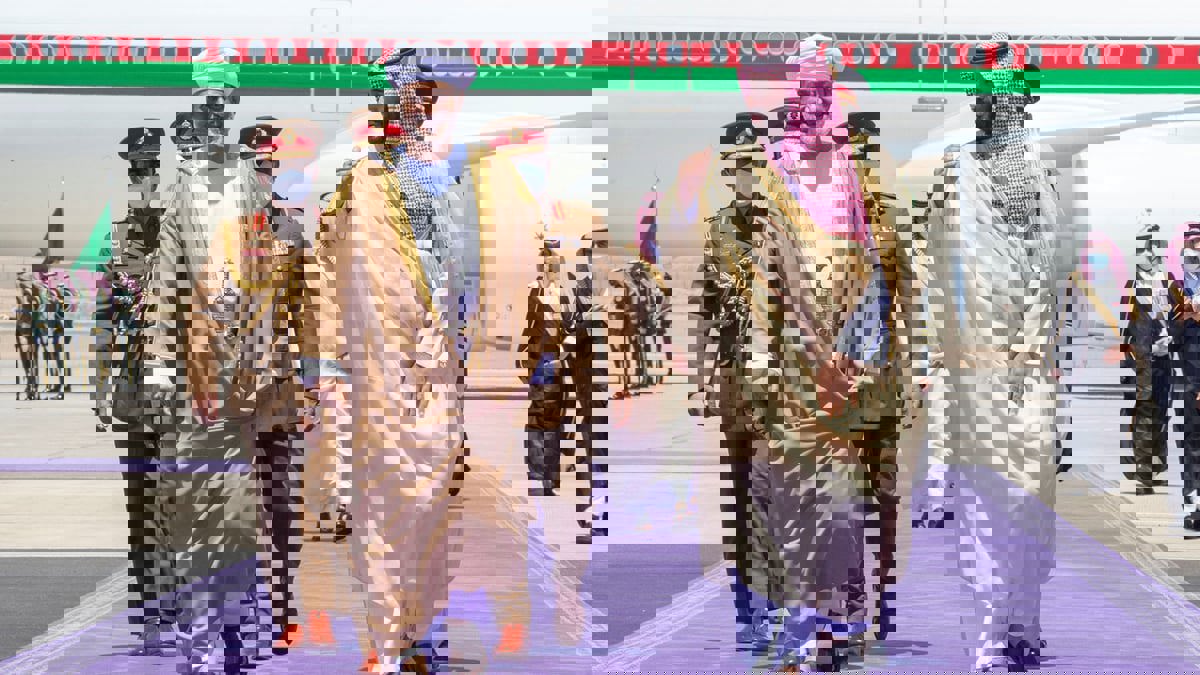 ولي العهد السعودي وسلطان عمان يشاهدان نهائي "يورو 2020" (صورة)