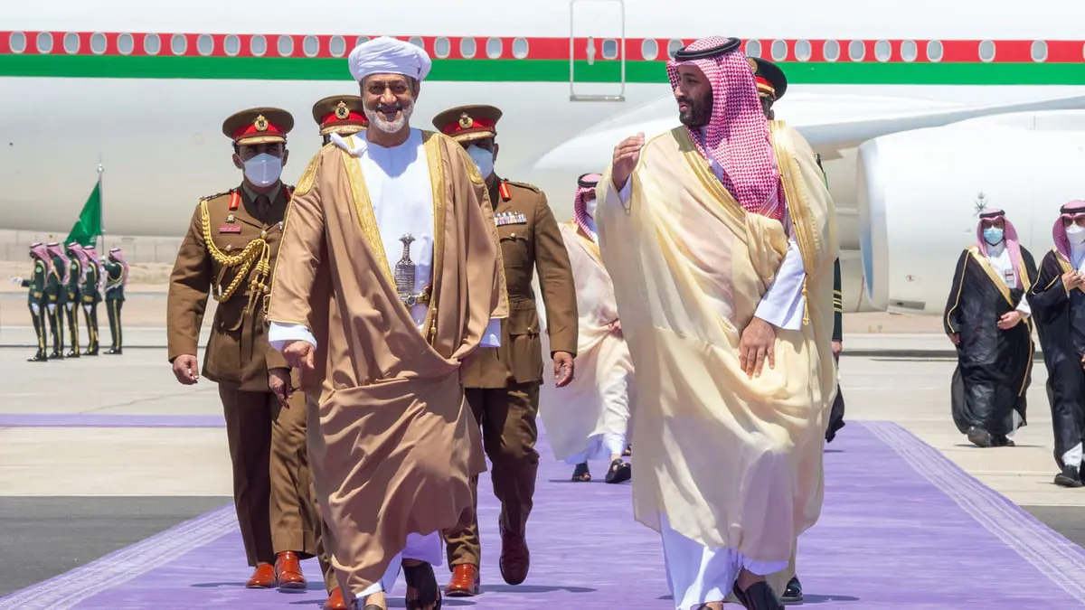 ولي العهد السعودي وسلطان عمان يشاهدان نهائي "يورو 2020" (صورة)