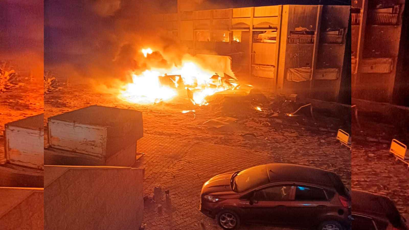 الجيش الإسرائيلي يقصف مولدات المستشفى الإندونيسي شمالي قطاع غزة (فيديو)