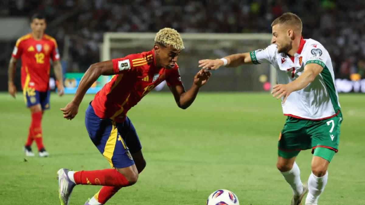 ملخص وأهداف ورجل مباراة بلغاريا وإسبانيا في تصفيات كأس العالم