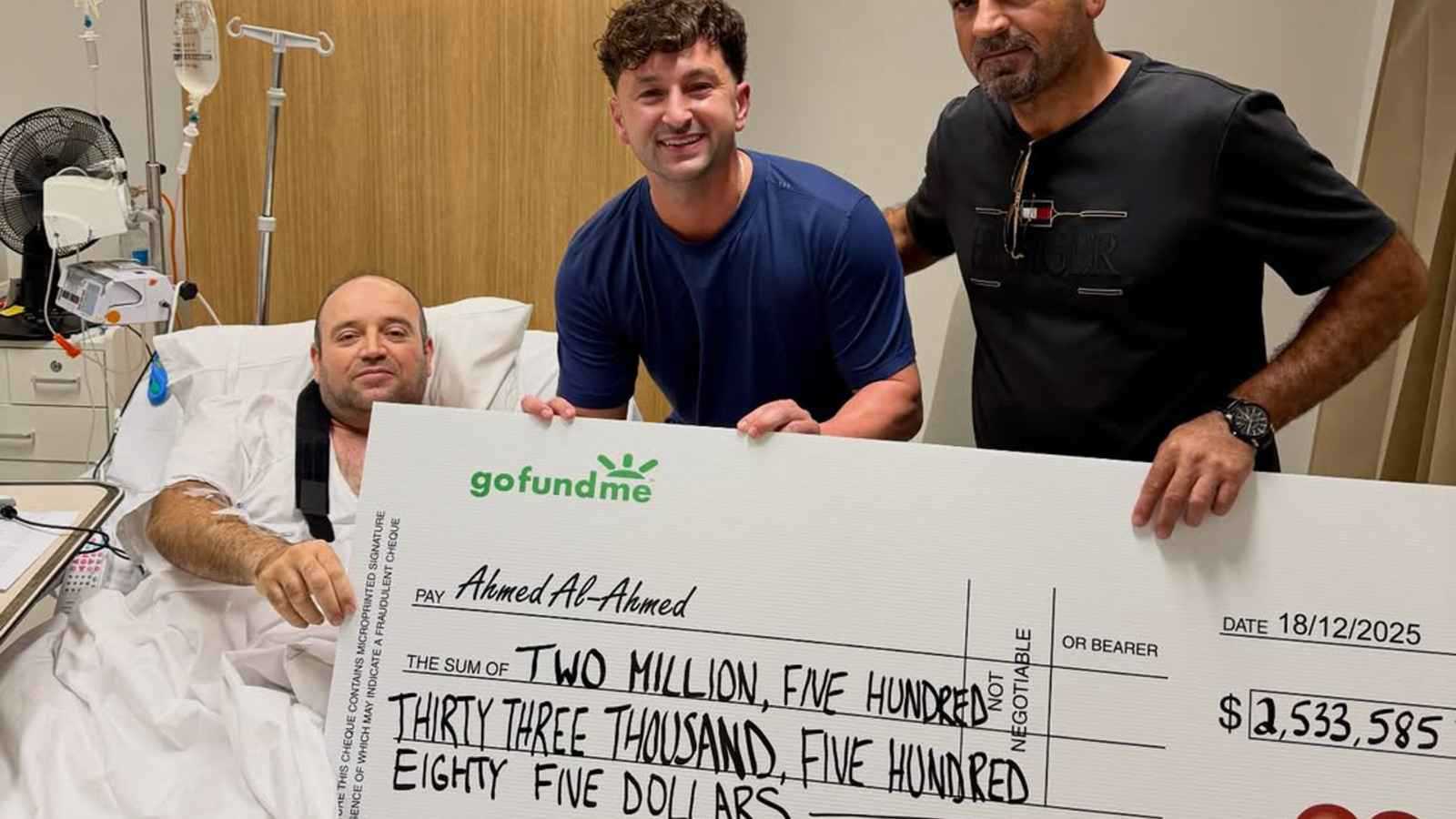 أستراليا تسلم بطل عملية سيدني شيكا بـ 1.6 مليون دولار (فيديو)