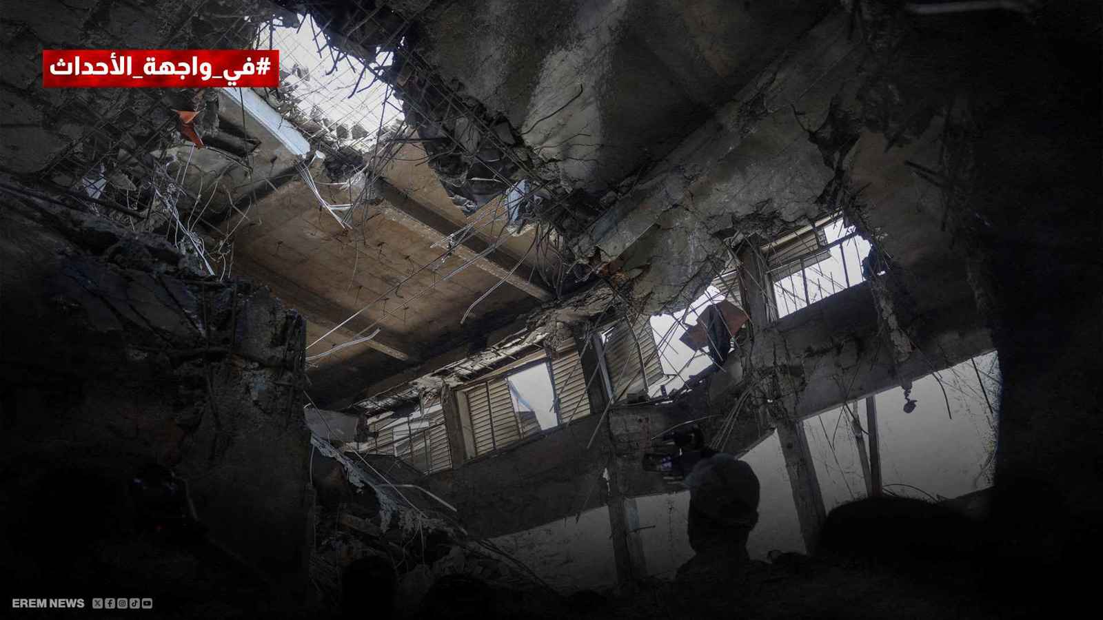 مبنى مدمر في إيران