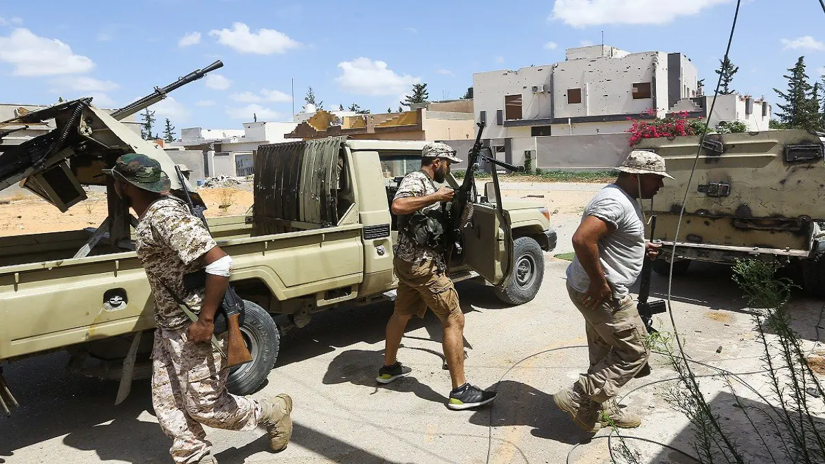 الجيش الوطني الليبي يدمر منظومة دفاع جوي شرق مصراتة