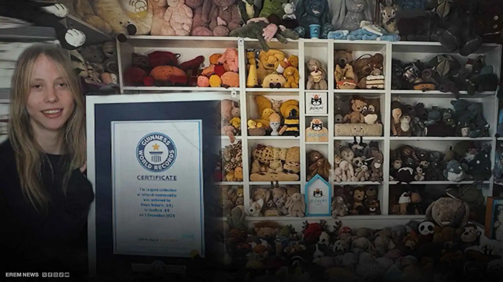 877 لعبة في غرفة واحدة.. فتاة تدخل "غينيس" من بوابة الهوس