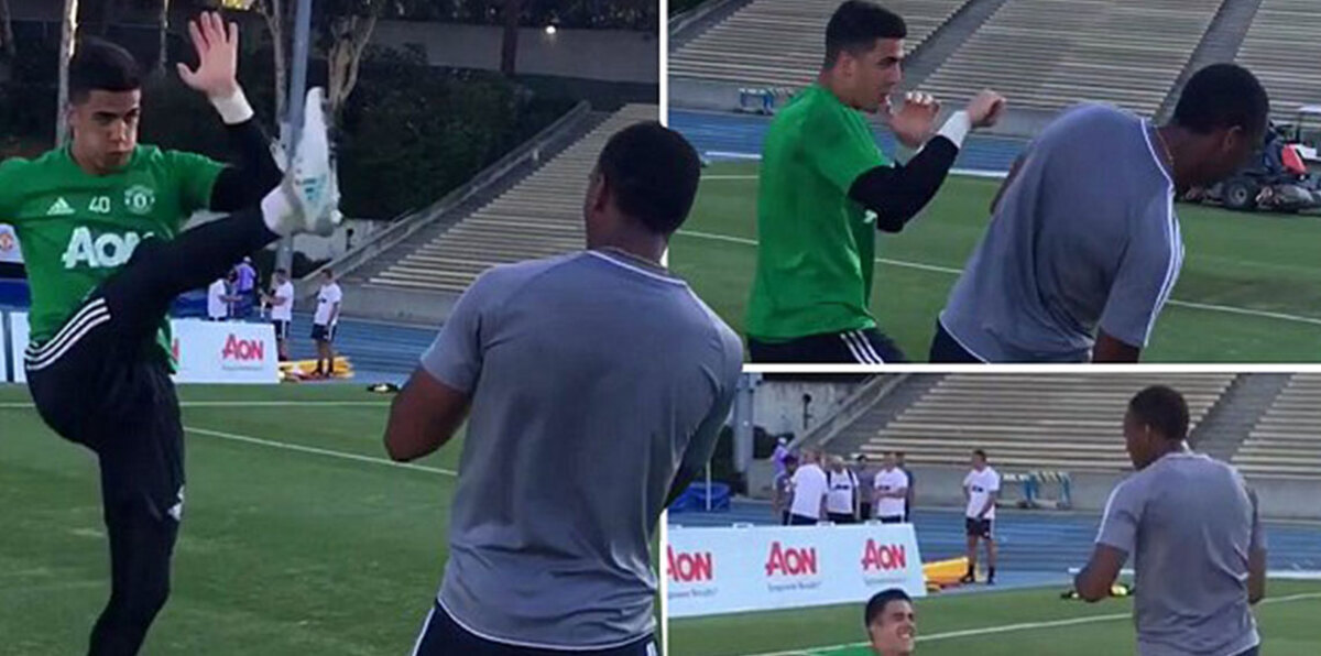 صِدام مكغريغور ومايويذر يصل إلى تدريبات مانشستر يونايتد (فيديو)