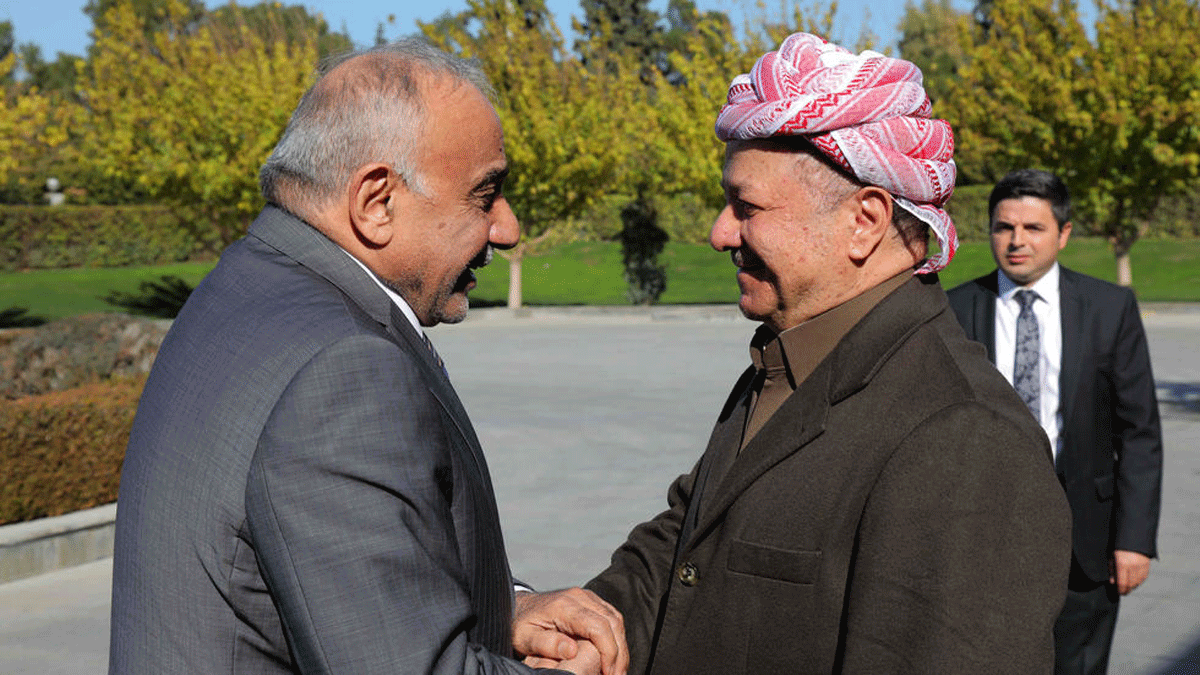 عادل عبد المهدي من أربيل: لا نريد عداء مع واشنطن‎