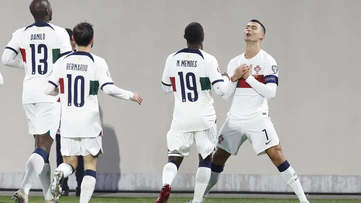 احتفالية مزدوجة من كريستيانو رونالدو بهدفه في لوكسمبورغ (شاهد)