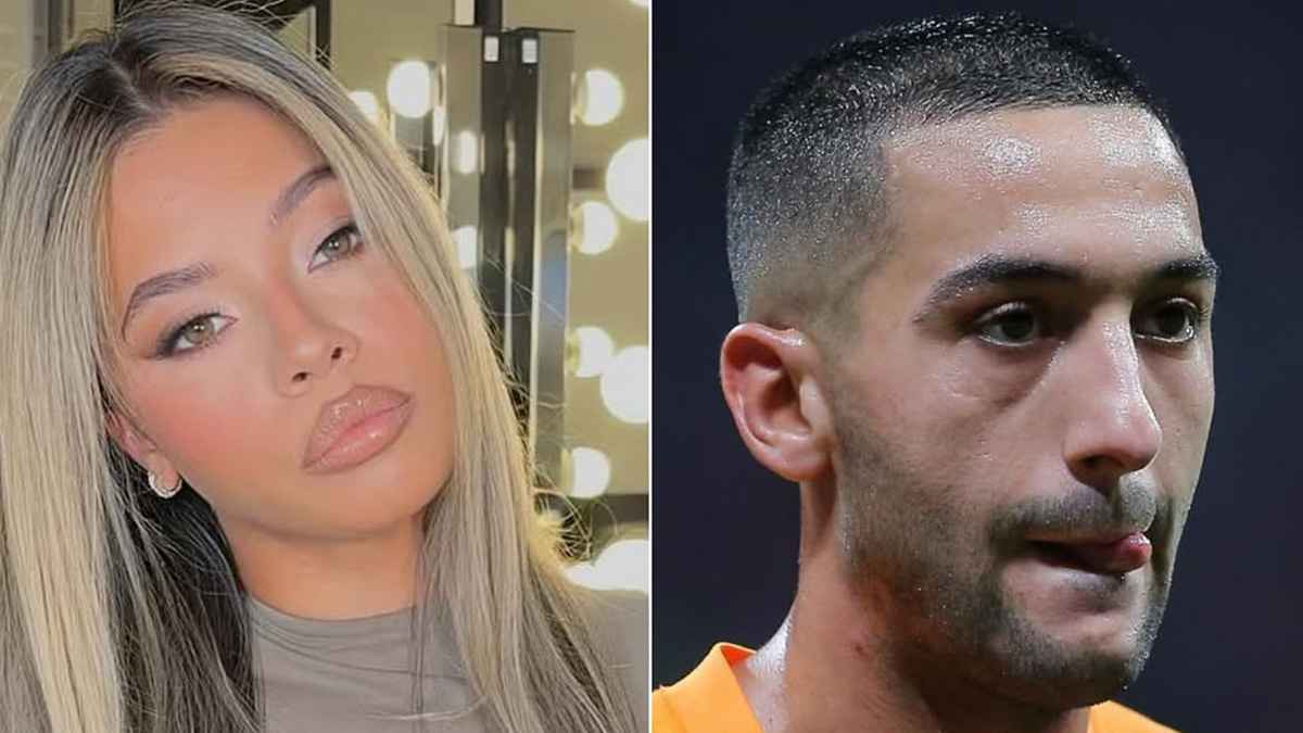 حكيم زياش ينفصل فجأة عن صديقته الهولندية (صور)