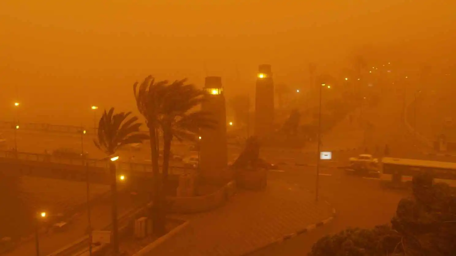 العاصفة تتحول إلى نكتة.. هكذا تفاعل المصريون مع الطقس