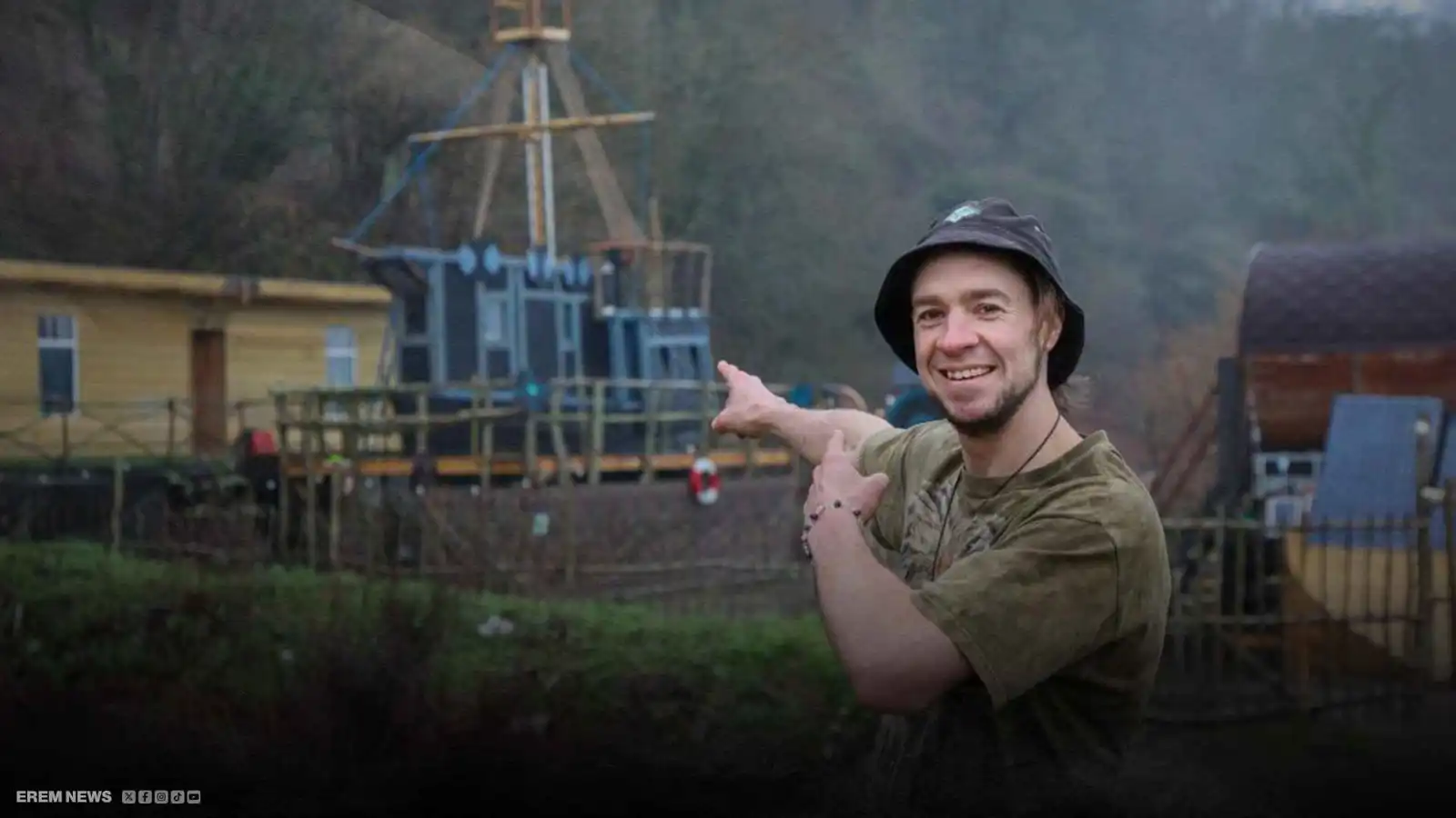 أرهقته الفواتير.. بريطاني يبيع منزله ليسكن في "سفينة قراصنة" (فيديو إرم)