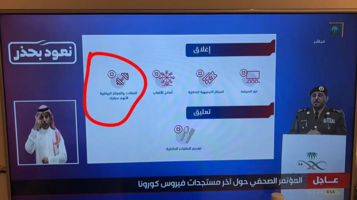لأنهم سبايك.. تفاعل واسع مع "خطأ" بمؤتمر صحفي حول كورونا في السعودية  