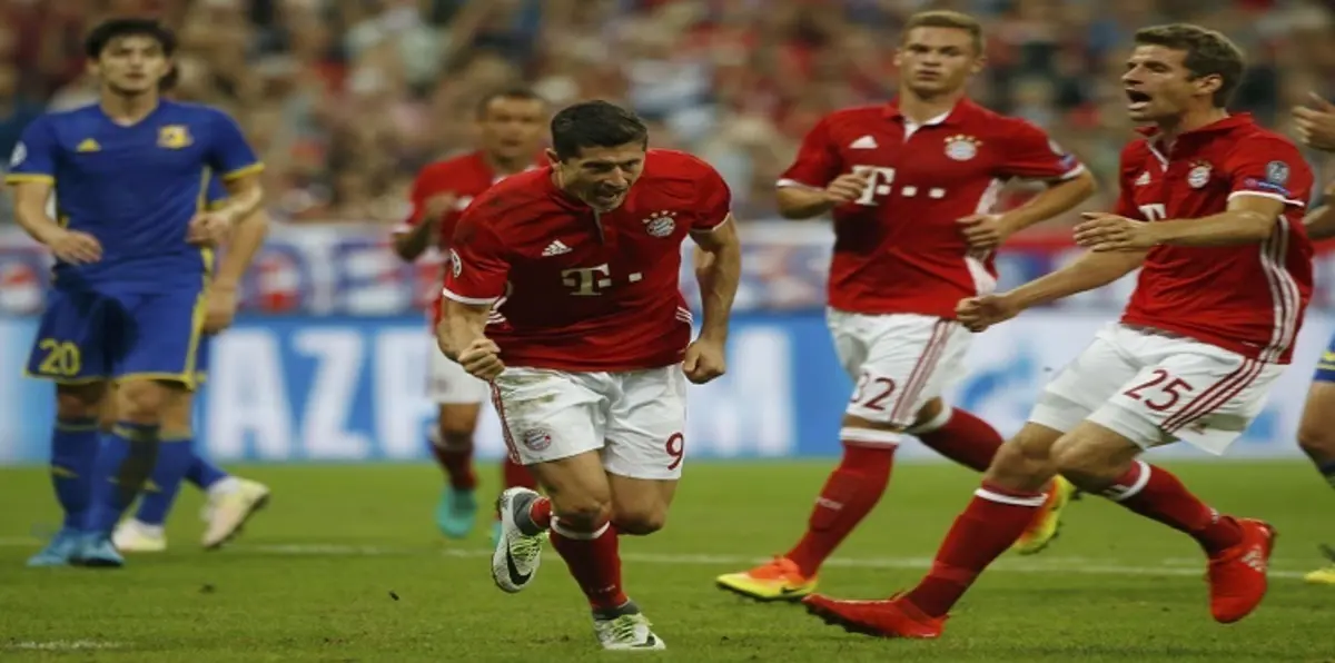 فوز ساحق لبايرن ميونخ.. وتعادل باريس سان جيرمان أمام آرسنال