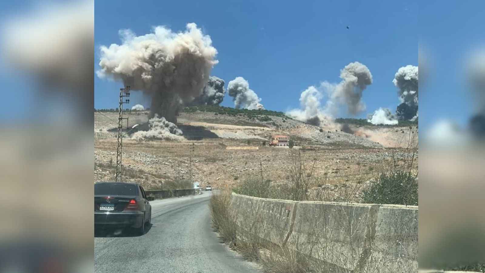 بصواريخ ارتجاجية.. غارات إسرائيلية عنيفة على جنوب لبنان (فيديو)