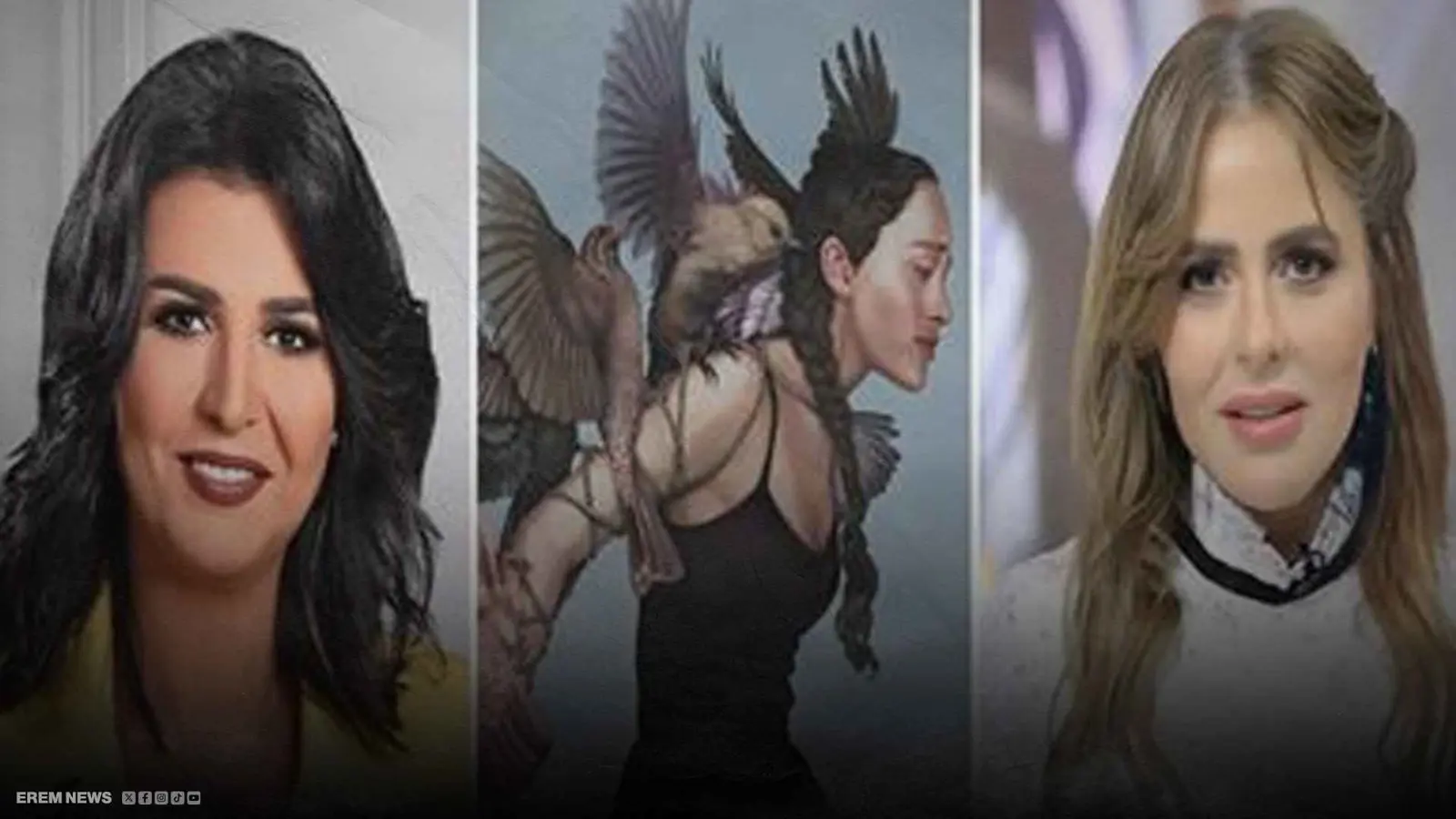 فضيحة فنية على الهواء..دنماركية تتهم مها الصغير بسرقة لوحتها