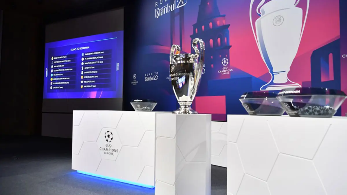 نتائج قرعة دور الـ(16) من دوري أبطال أوروبا.. ريال مدريد ضد مانشستر سيتي وليفربول يواجه أتلتيكو مدريد