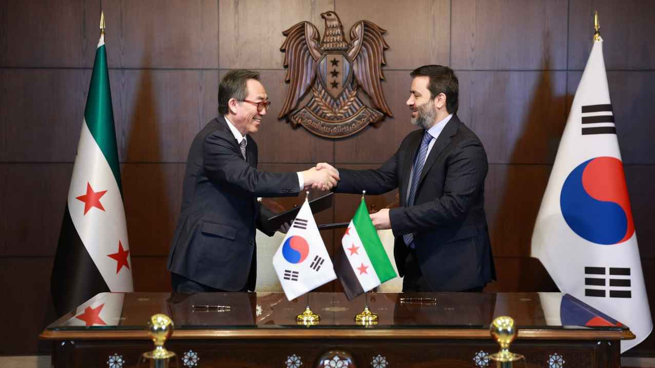 سوريا تعلن إقامة علاقات دبلوماسية مع كوريا الجنوبية