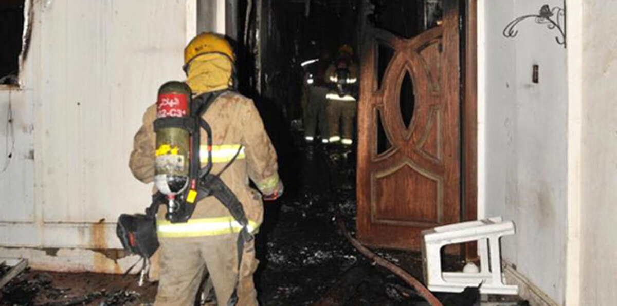 إخماد حريق اندلع داخل مبنى بوزارة الداخلية الكويتية