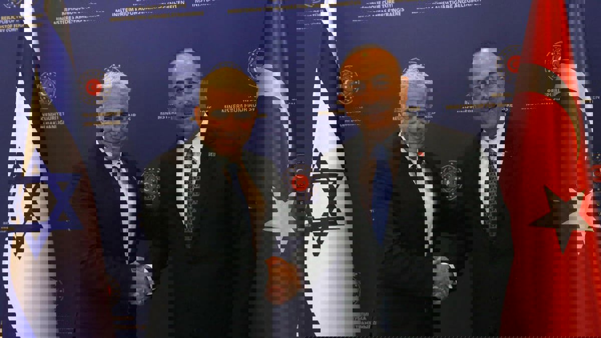 جاويش أوغلو: ‬تركيا وإسرائيل تعملان على رفع التمثيل الدبلوماسي بينهما