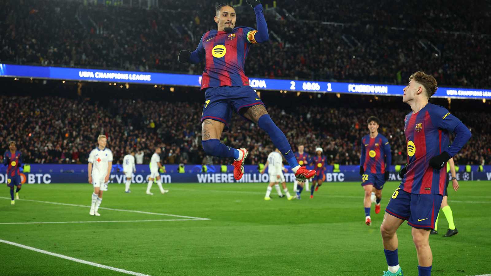 المنافسون المحتملون لبرشلونة في دور الـ16 بدوري أبطال أوروبا 