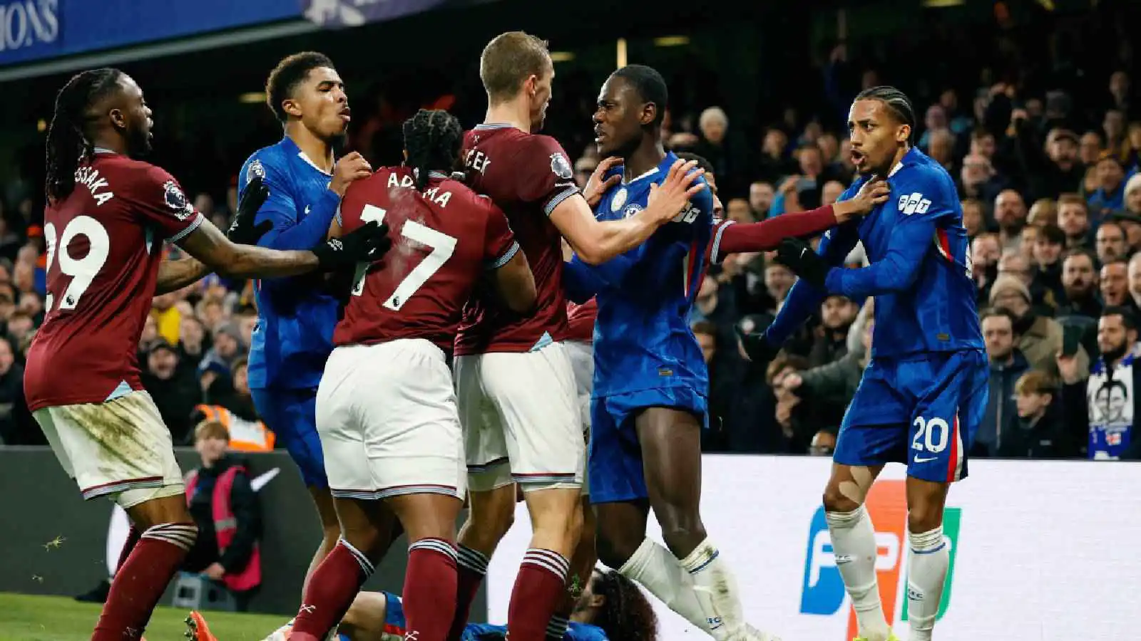 أداما تراوري يرعب بيدرو.. معركة كبيرة في مباراة تشيلسي ووست هام (فيديو)