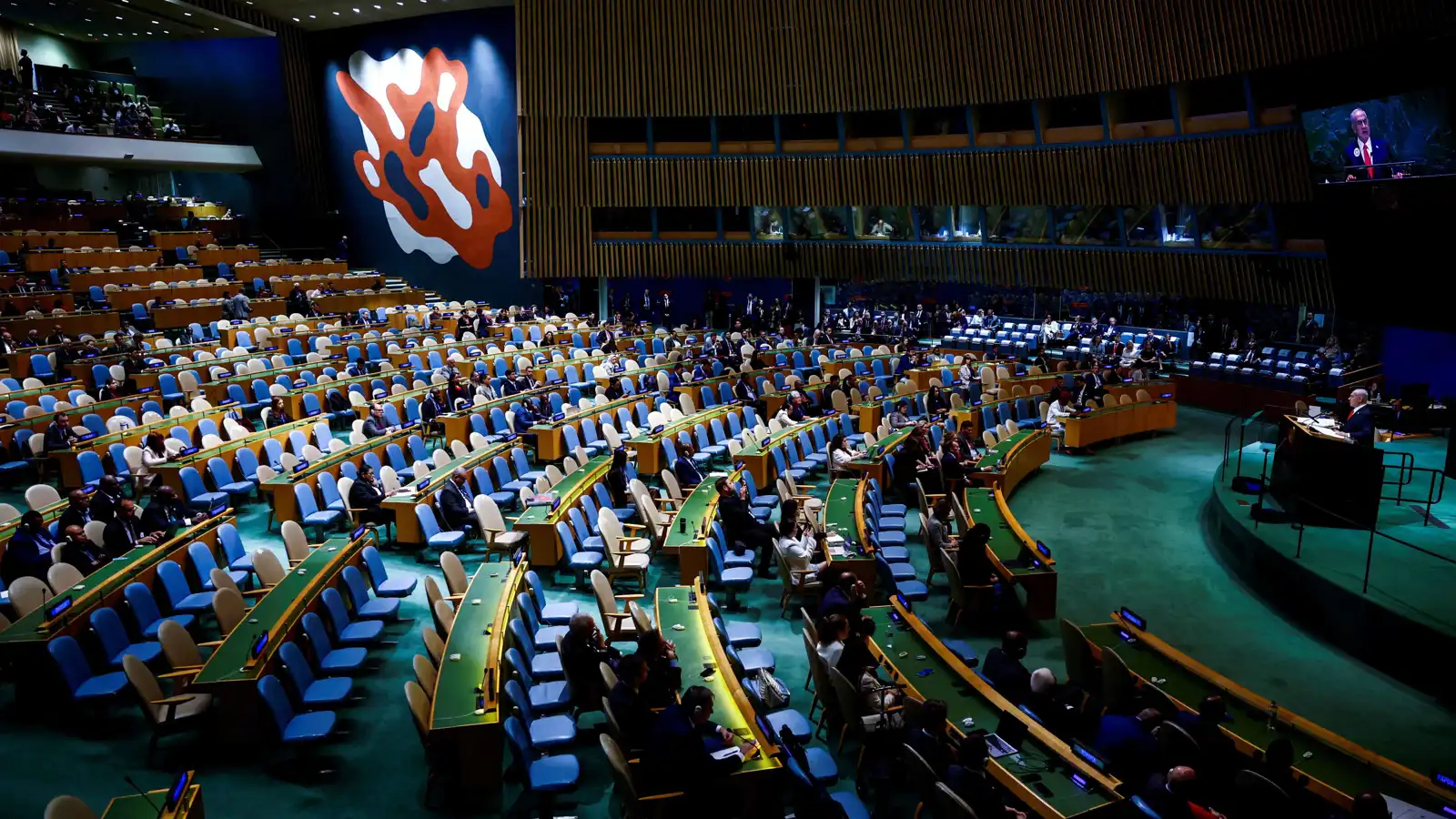 "حماس" تعلق على انسحاب الوفود خلال كلمة نتنياهو بالأمم المتحدة