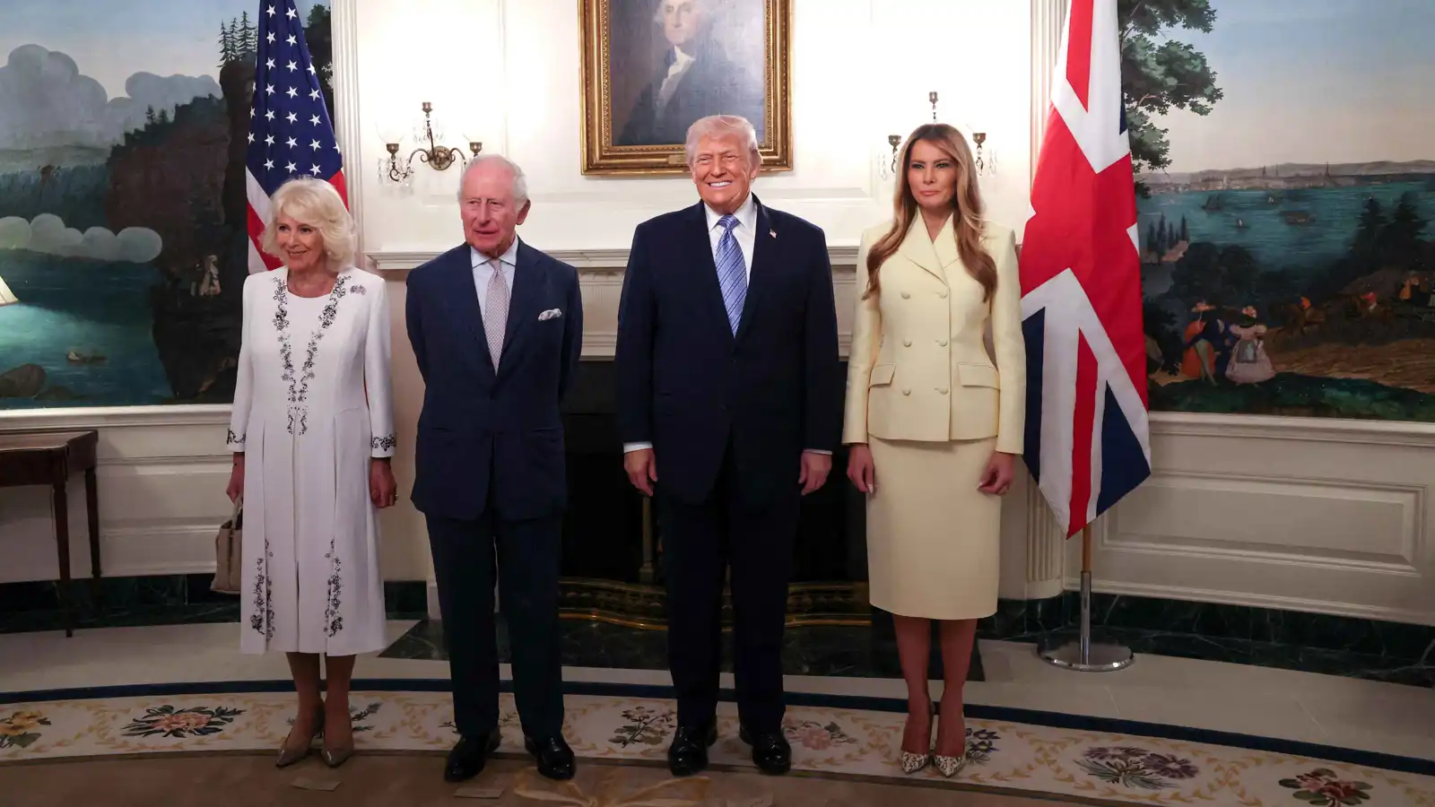 الملك تشارلز بضيافة ترامب في زيارة تخيم عليها حرب إيران