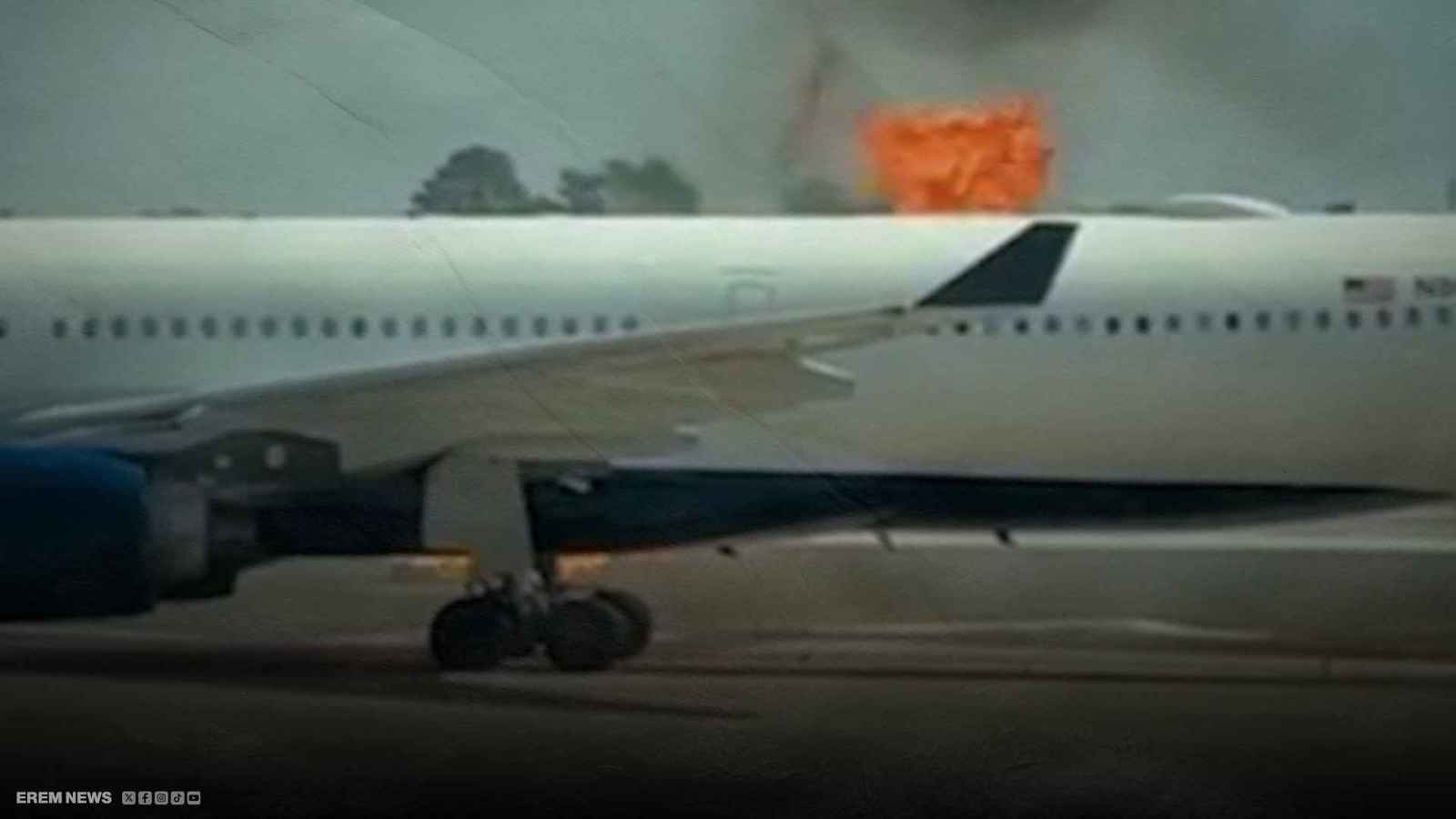 قبل إقلاعها بلحظات.. حريق يثير الرعب بين ركاب طائرة أمريكية