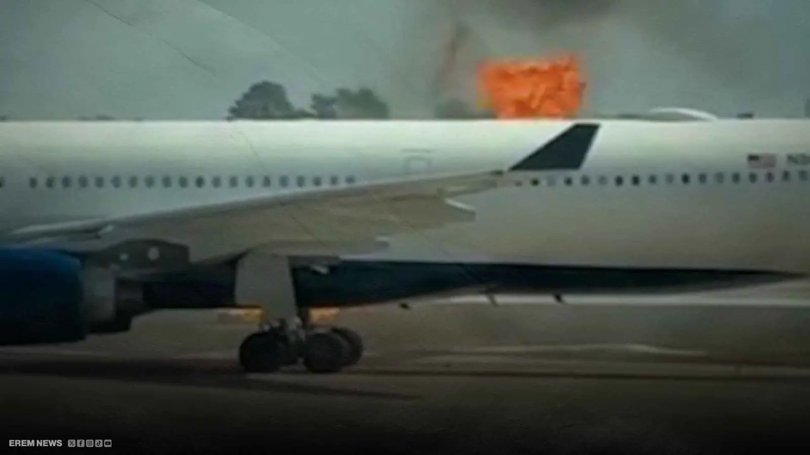 قبل إقلاعها بلحظات.. حريق يثير الرعب بين ركاب طائرة أمريكية