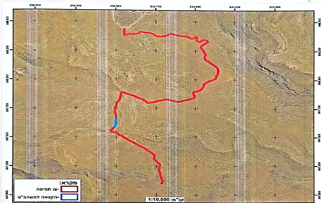 خريطة المنطقة العازلة الجديدة