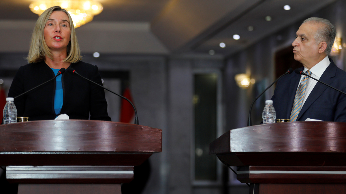 موغيريني تؤيد اقتراح العراق عقد مؤتمر حول التوترات بالخليج