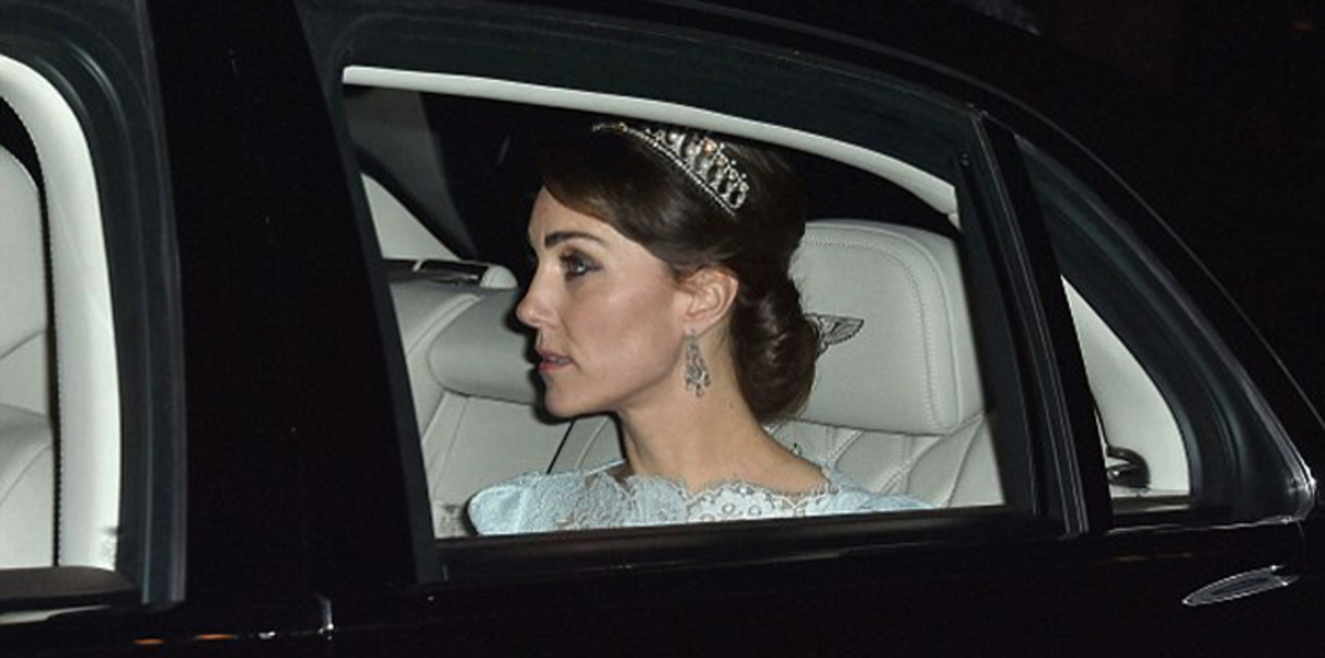 كيت ميدلتون تتألق بتاج الأميرة ديانا