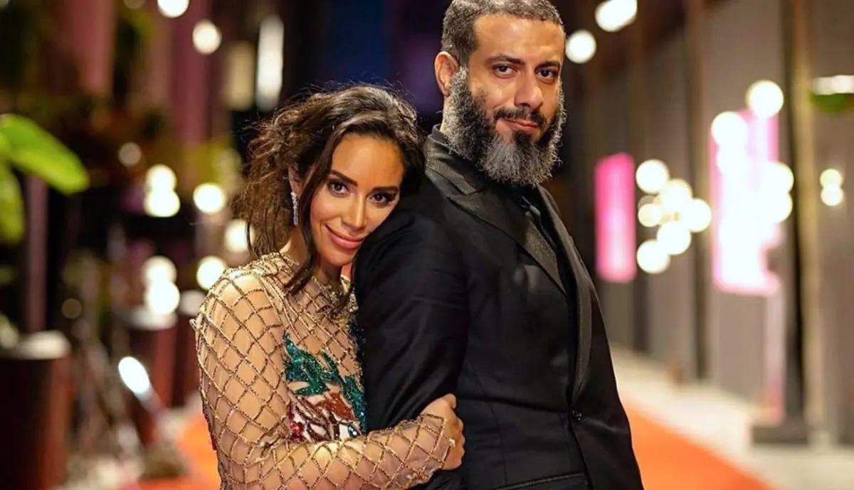 الصور الأولى لعقد قران الفنان المصري محمد فراج وبسنت شوقي