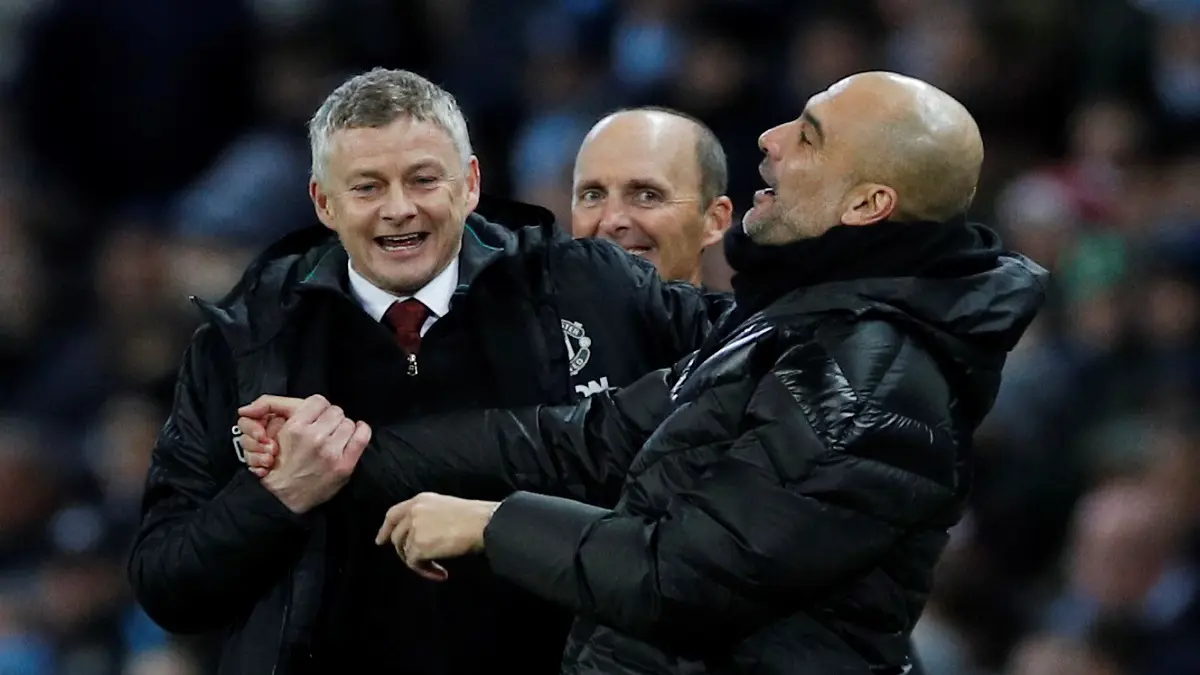 مباراة مانشستر يونايتد ومانشستر سيتي.. غوارديولا يستفز سولشاير قبل مواجهة نصف النهائي