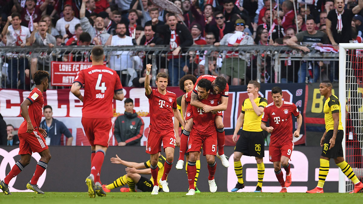 أهداف مباراة بايرن ميونخ وبروسيا دورتموند.. 5-0 لـ"البافاري" (فيديو)