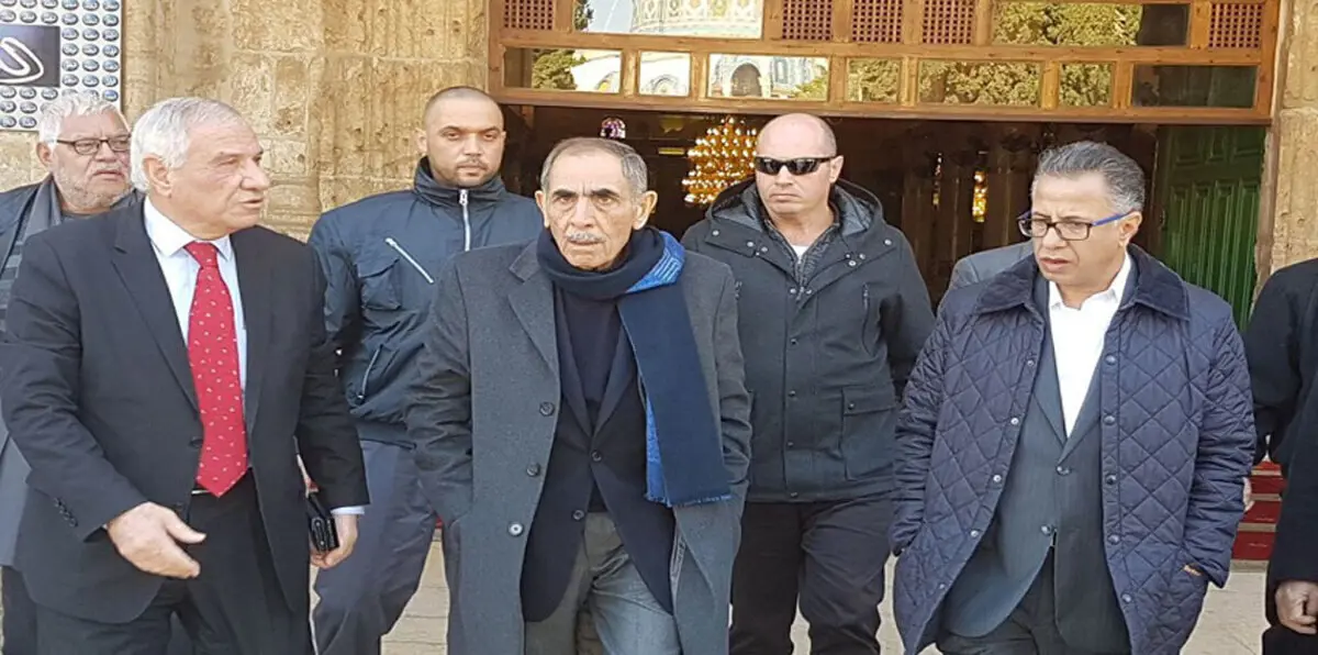 وزير الداخلية الأردني يزور المسجد الأقصى