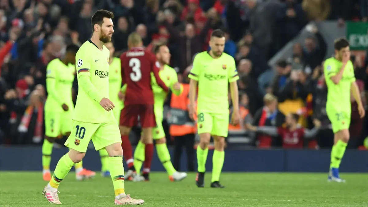 أزمة داخل غرفة ملابس برشلونة بعد كارثة أنفيلد