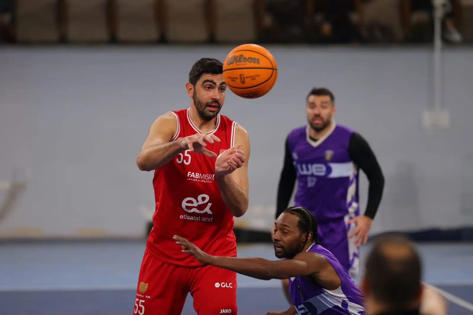 مباراة الأهلي والمصرية للاتصالات في الدوري المصري للسلة
