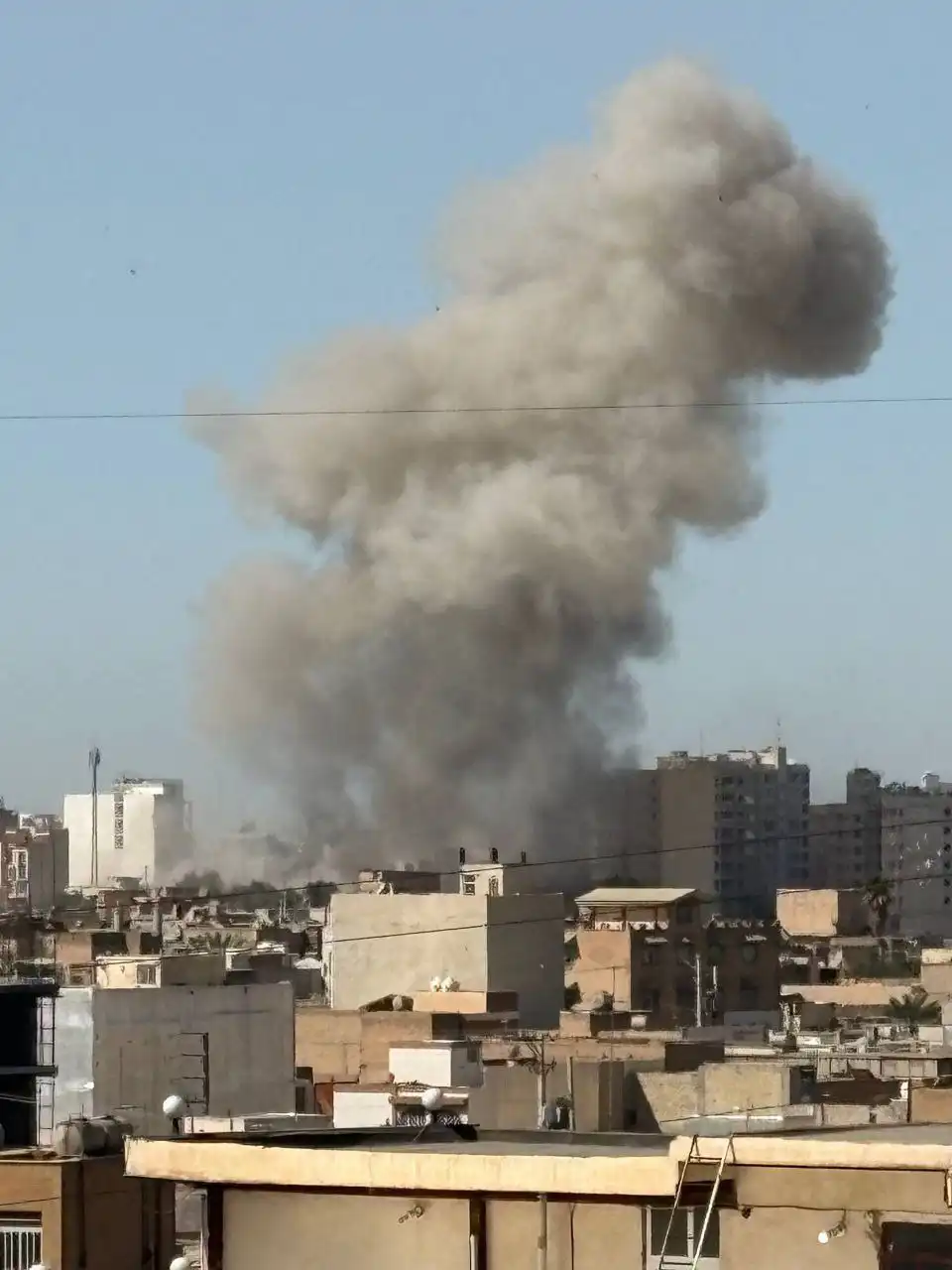 ضربة على العاصمة طهران