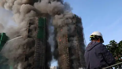 حريق الأبراج السكنية 