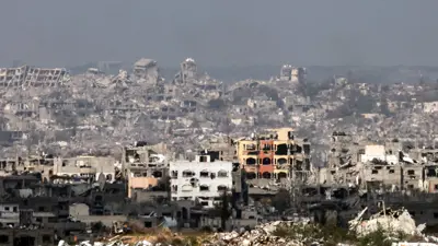 الدمار الناتج عن الهجمات الإسرائيلية في غزة