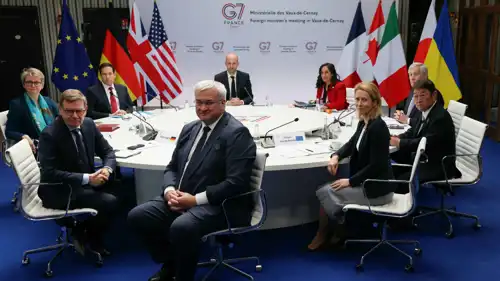 اجتماع وزراء خارجية مجموعة السبع مع الدول الشريكة