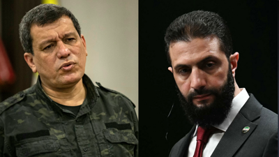 أحمد الشرع ومظلوم عبدي