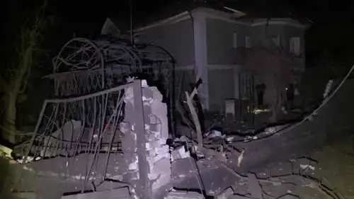 آثار القصف الروسي على "كريفي ريه"