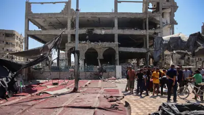 غارة إسرائيلية على مخيم الشاطئ في غزة