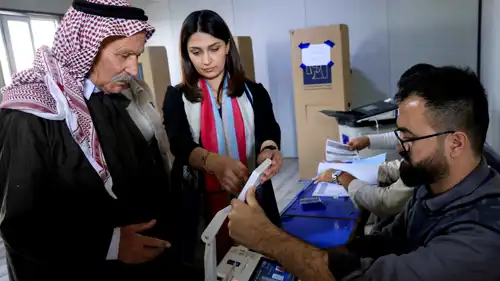 خلال عملية الانتخابات للبرلمان العراقي