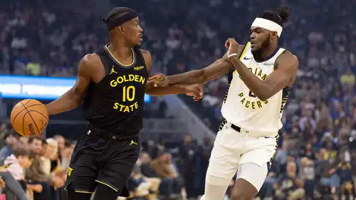 من مباراة غولدن ستيت وريورز وإنديانا بيسرز