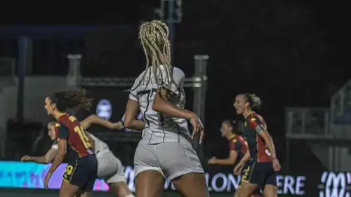 أليشا ليمان في مباراة كومو وجنوى