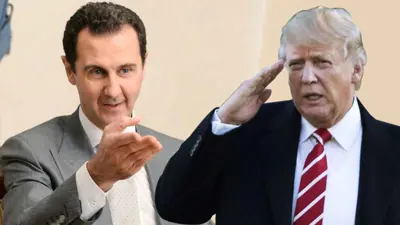 دونالد ترامب وبشار الأسد